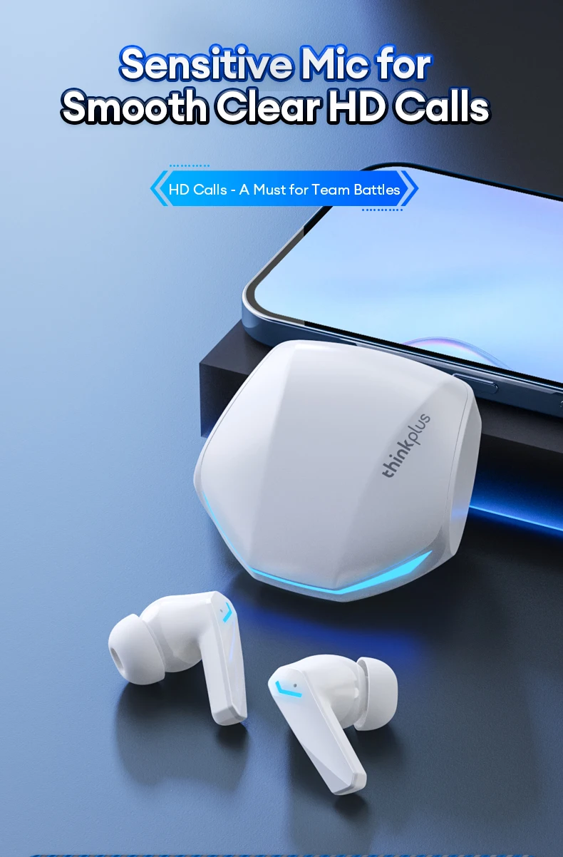 Genuine Lenovo GM2 Pro Bluetooth Earphones Gaming Low Latency In-Ear Wireless Headphones Dual Mode Music Sport Earbuds Headsets