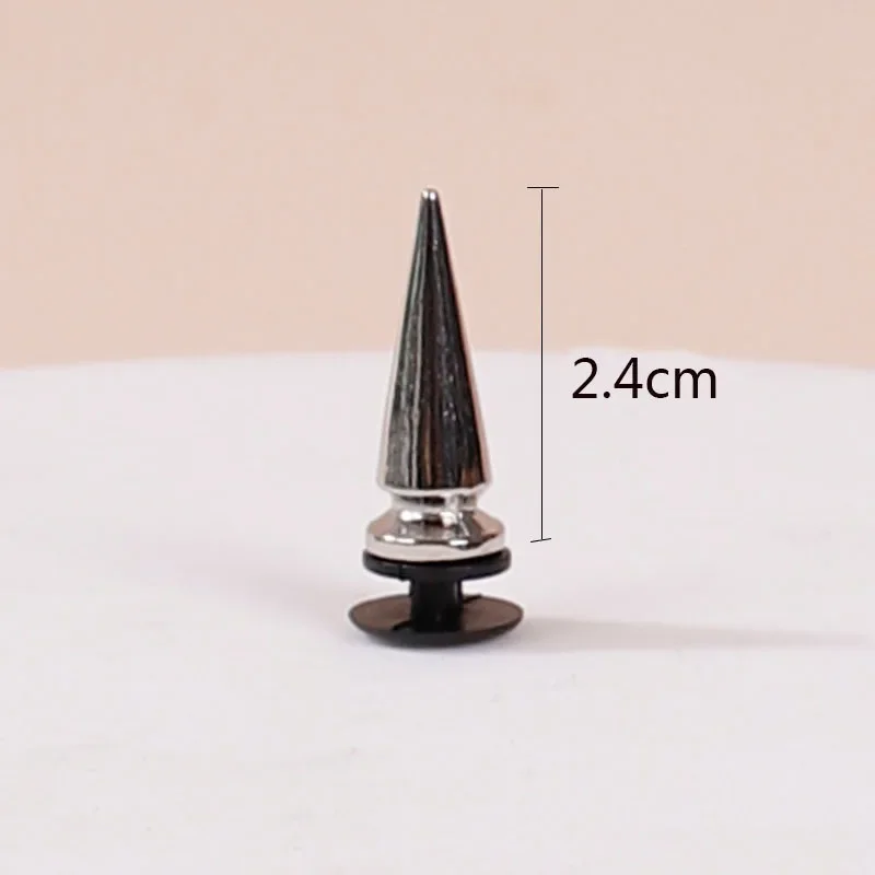 6pcs High Quality Vintage Fashion Rivet Hole Shoe Charms Clogs DIY Punk Style All-match Designer Clog Shoe Accessories