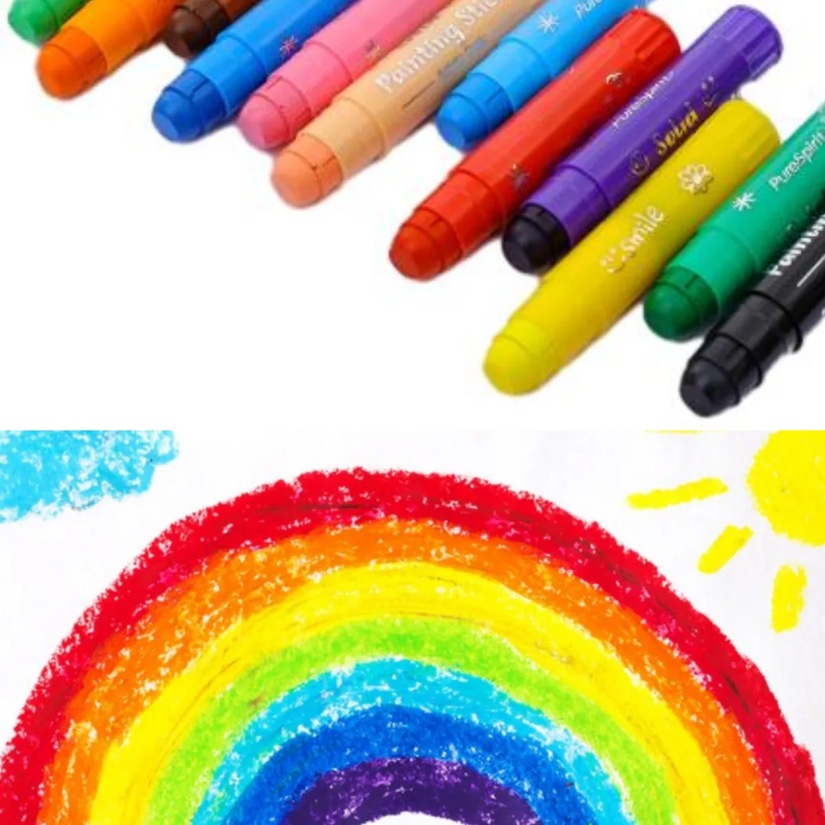 8/12 Colors Crafts Paint Sticks, Solid Color Washable Paint Sticks for Kids and Students