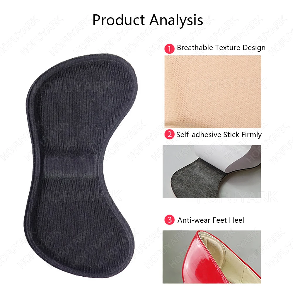 10pcs Heel Insoles for Shoes Patch Pain Relief Heel Pads for Shoes Adjust Size Cushion Padding High Heels Insert Heel Protector