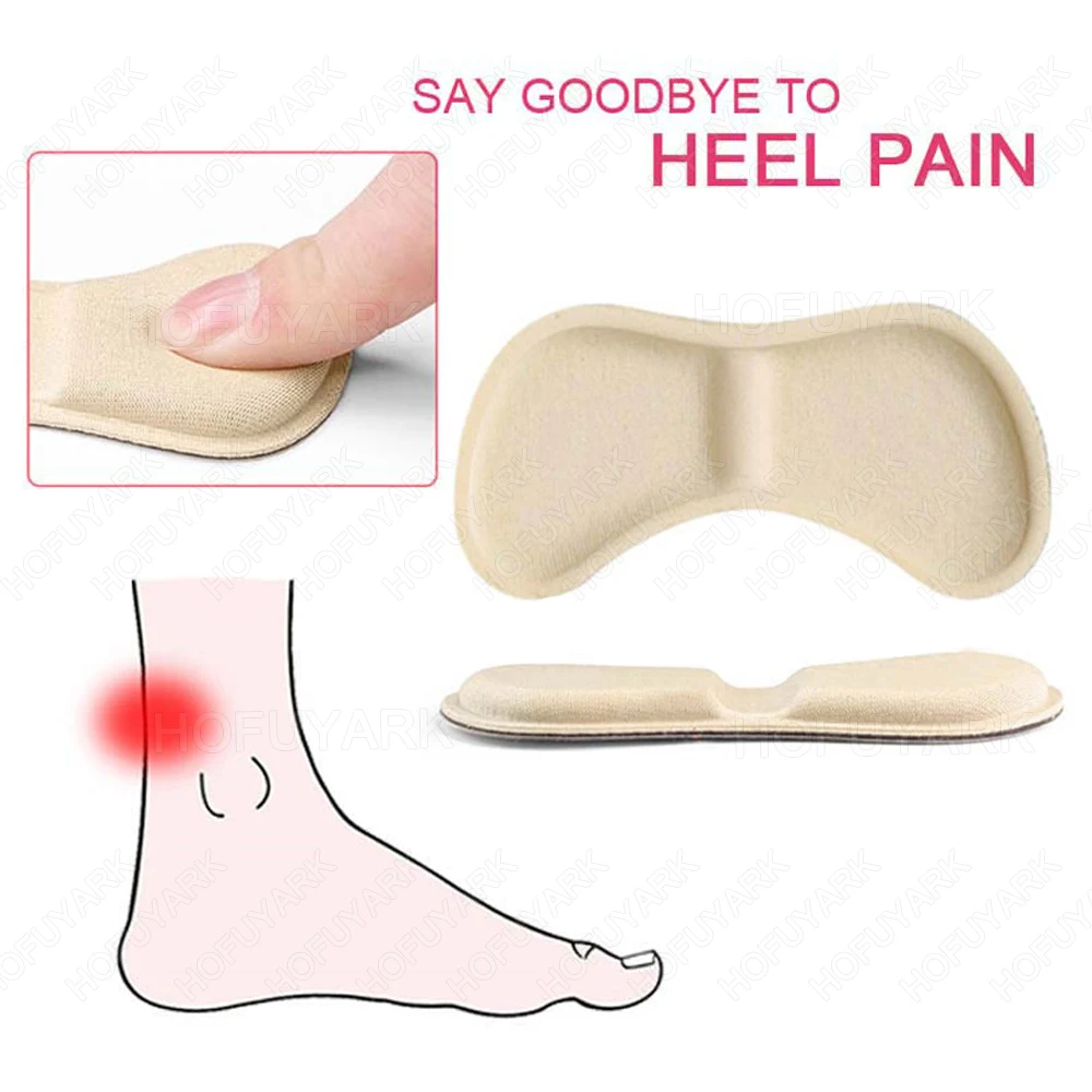 10pcs Heel Insoles for Shoes Patch Pain Relief Heel Pads for Shoes Adjust Size Cushion Padding High Heels Insert Heel Protector