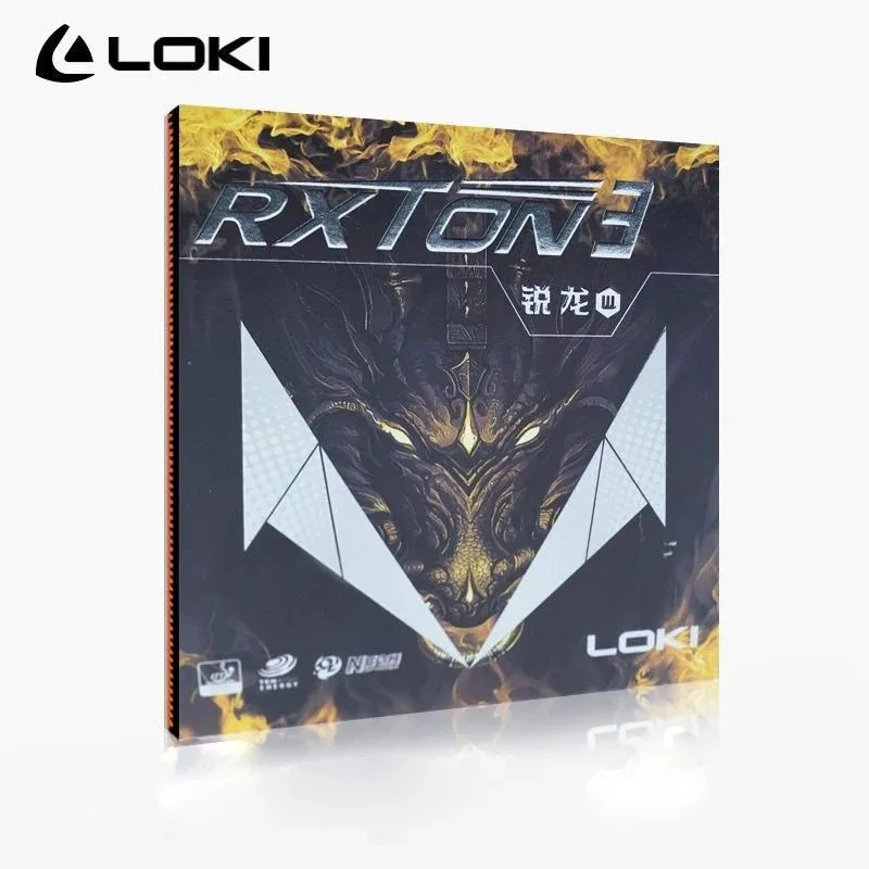 Original LOKI RXTON 3 Sticky Table Tennis Rubber Ping Pong Rubber Sponge Table Tenis Cake Sponge Ping Pong Accessories