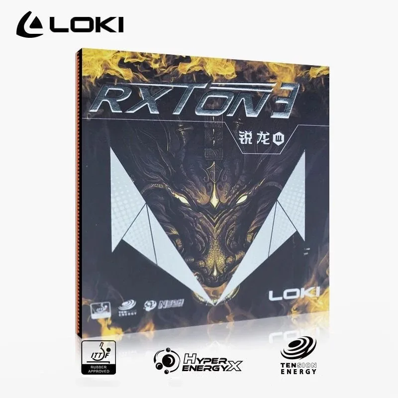 Original LOKI RXTON 3 Sticky Table Tennis Rubber Ping Pong Rubber Sponge Table Tenis Cake Sponge Ping Pong Accessories