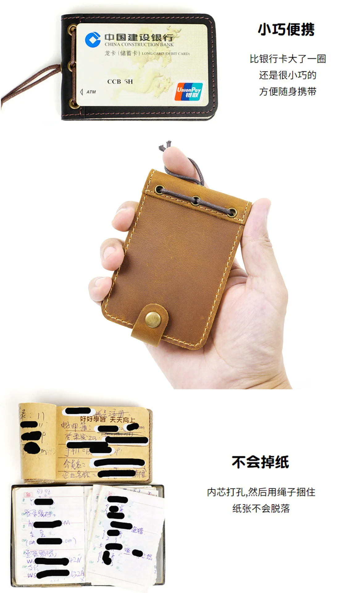 Pure Handmade Genuine Leather Small Size Mini Notebooks Cover Retro Cowhide Diary Journals Vintage Memo Notepad Paper Material