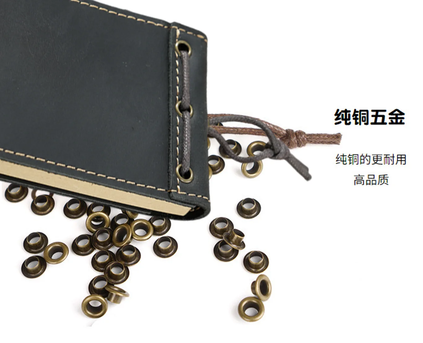 Pure Handmade Genuine Leather Small Size Mini Notebooks Cover Retro Cowhide Diary Journals Vintage Memo Notepad Paper Material