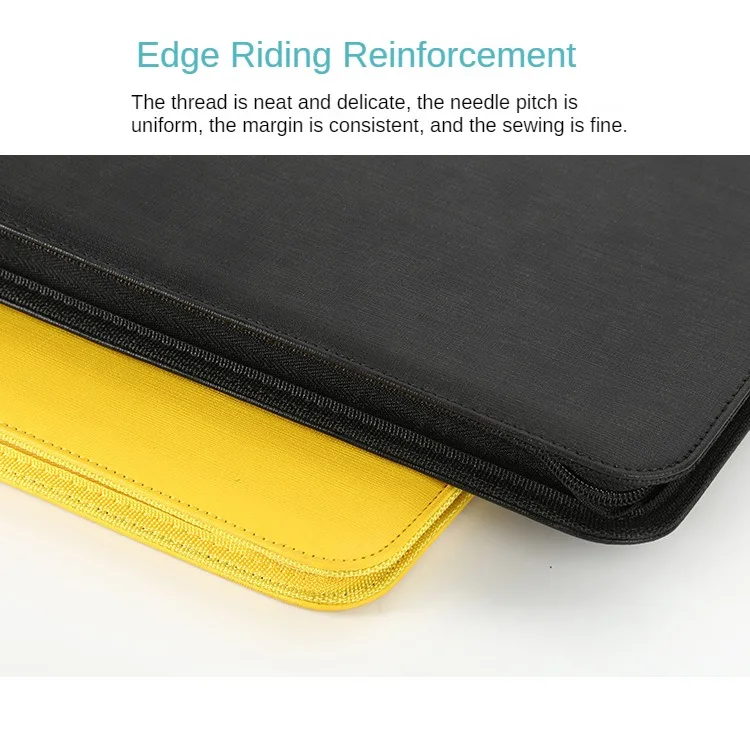 12Pockets PU Football Baseball Card Binder Trading Card Holder with Sleeves Cards Collectors Album Hold 480 Cards