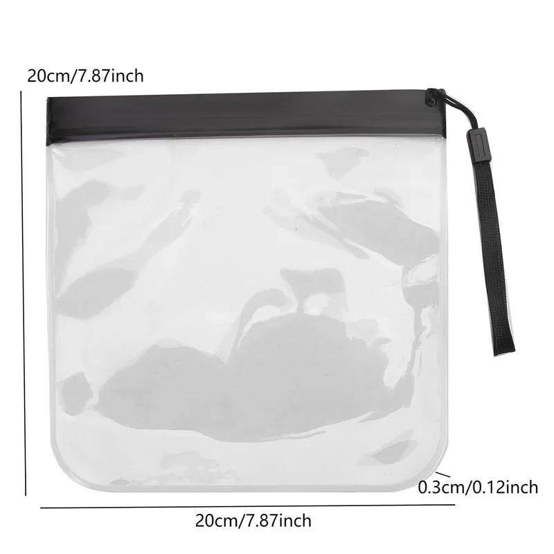 Clear Makeup Bag with Zippers Transparent Makeup Organizer Cosmetic Makeup Bags for Vacation Business Trip Airport Toiletry Bag