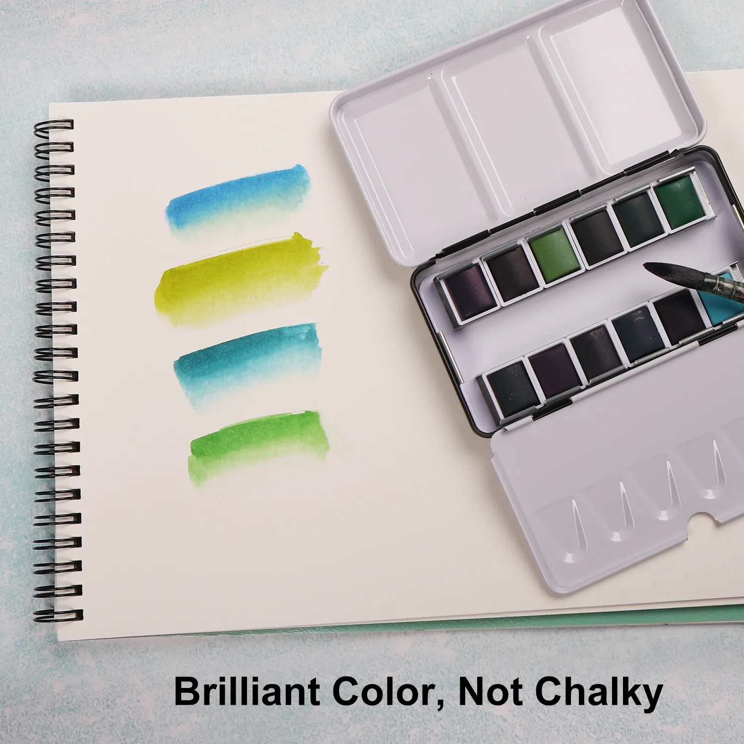 SeamiArt Watercolor Paint Solid Transparent Acuarelas Travel Hand Account Water Color Painting Illustration Art Supplies