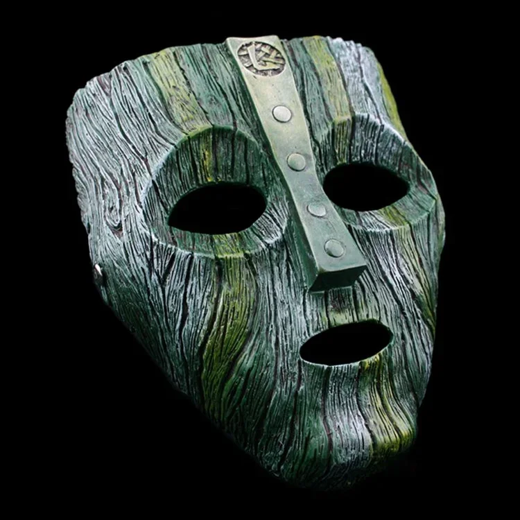 Loki Bark Masks Halloween Mask The God of Mischief Cosplay Costume Props Resin Masquerade Son of the Mask 2 Bark Masks