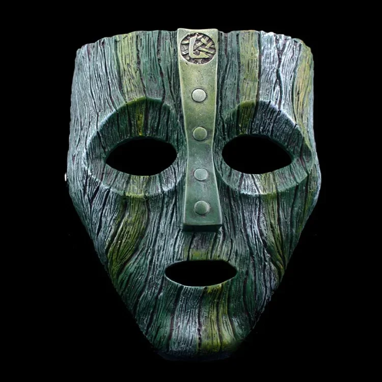 Loki Bark Masks Halloween Mask The God of Mischief Cosplay Costume Props Resin Masquerade Son of the Mask 2 Bark Masks
