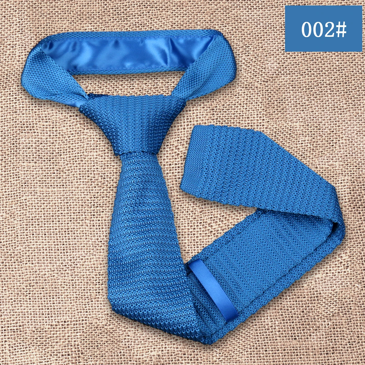 Fashion Men's Solid Colourful Knitted Ties Normal Classic Narrow Slim Neck Tie Woven Plain Cravate Narrow Neckties Gravatas