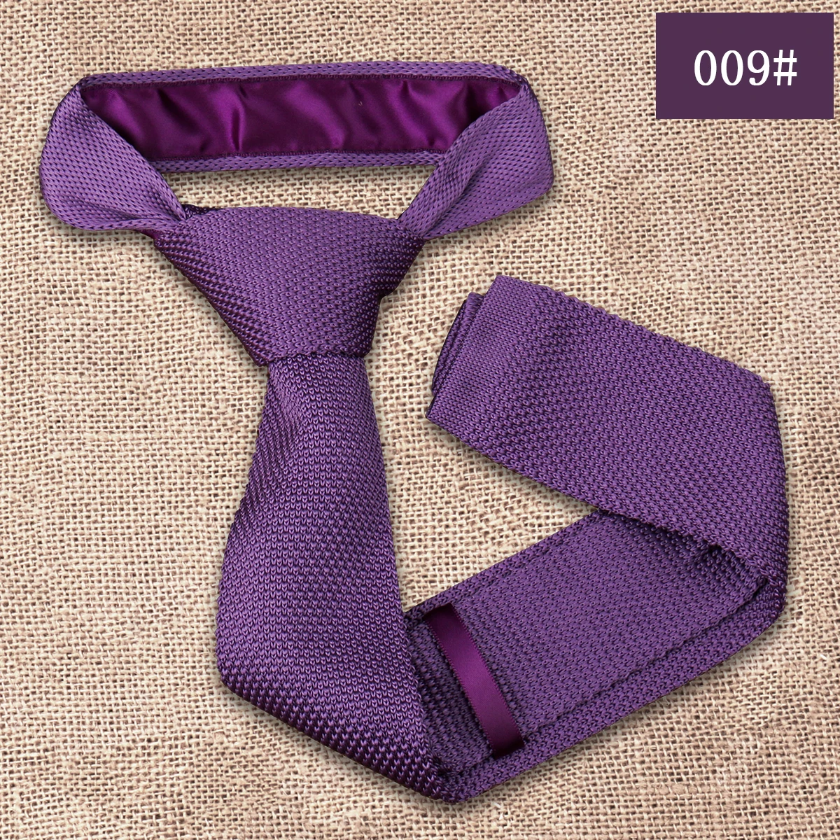 Fashion Men's Solid Colourful Knitted Ties Normal Classic Narrow Slim Neck Tie Woven Plain Cravate Narrow Neckties Gravatas