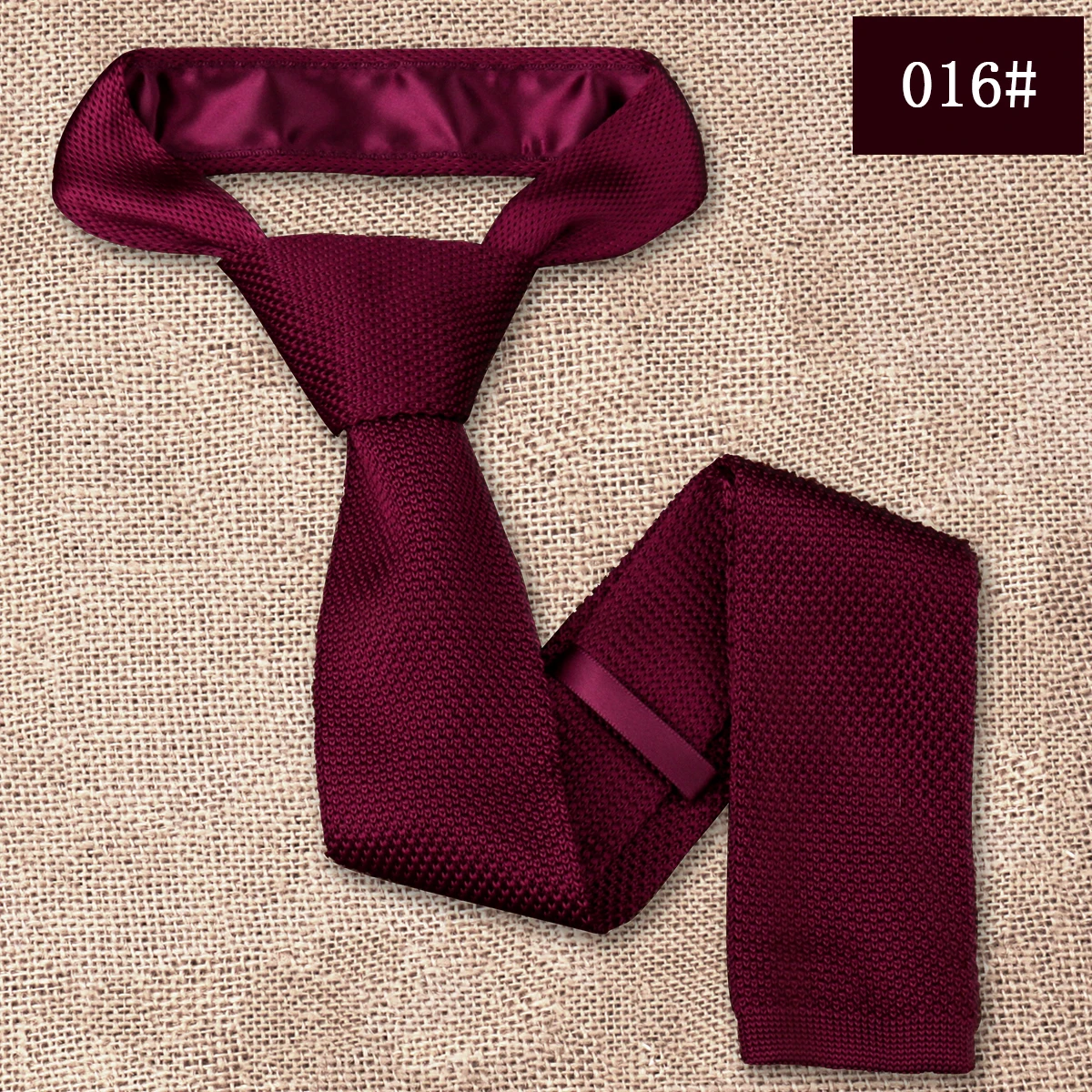 Fashion Men's Solid Colourful Knitted Ties Normal Classic Narrow Slim Neck Tie Woven Plain Cravate Narrow Neckties Gravatas