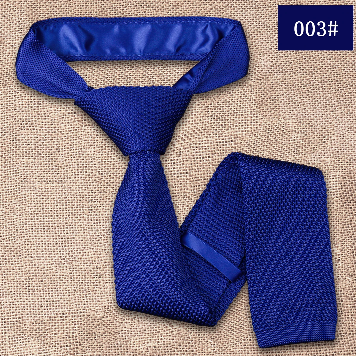 Fashion Men's Solid Colourful Knitted Ties Normal Classic Narrow Slim Neck Tie Woven Plain Cravate Narrow Neckties Gravatas