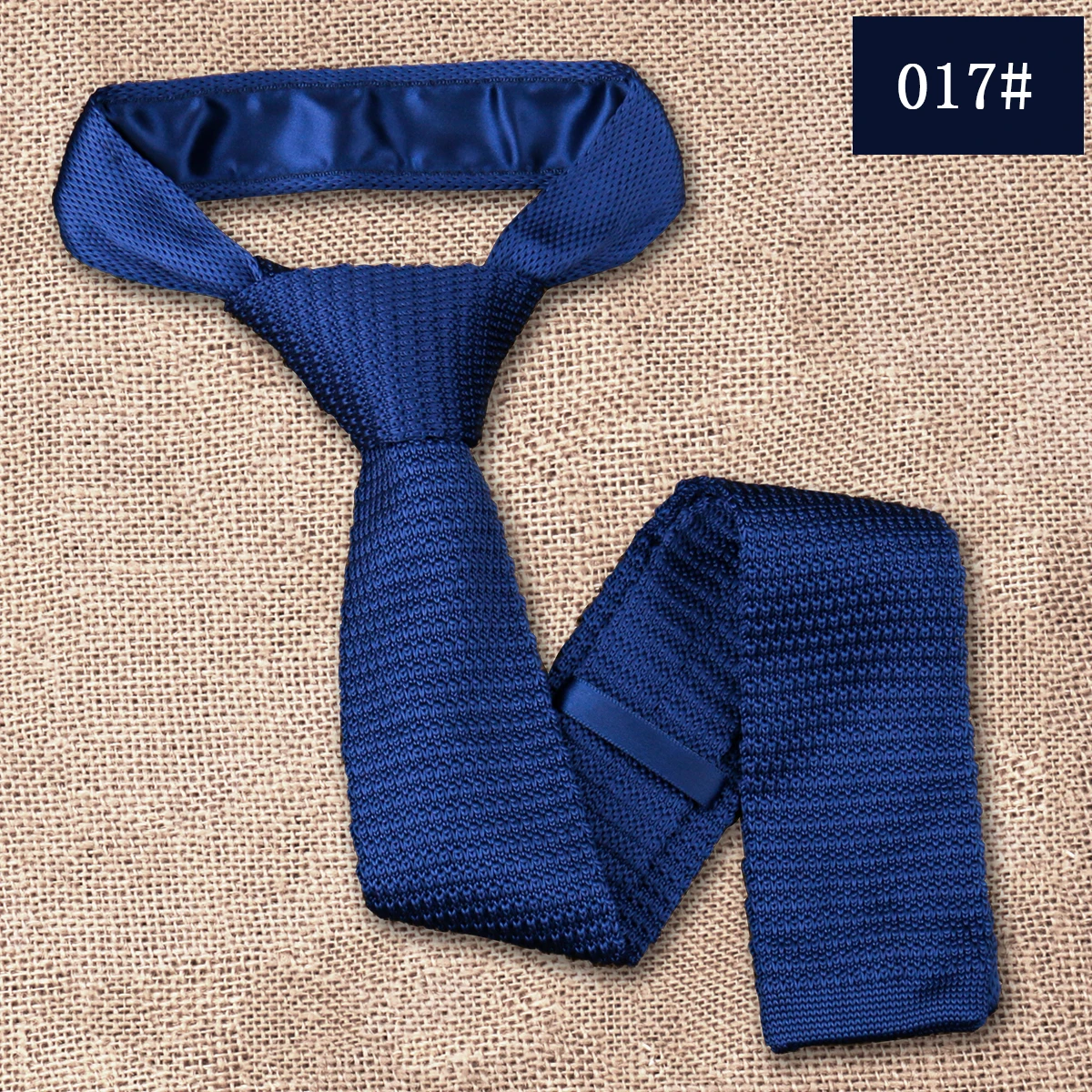 Fashion Men's Solid Colourful Knitted Ties Normal Classic Narrow Slim Neck Tie Woven Plain Cravate Narrow Neckties Gravatas