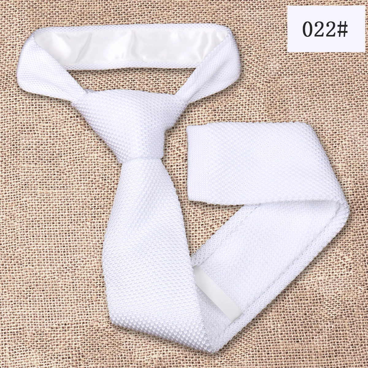Fashion Men's Solid Colourful Knitted Ties Normal Classic Narrow Slim Neck Tie Woven Plain Cravate Narrow Neckties Gravatas