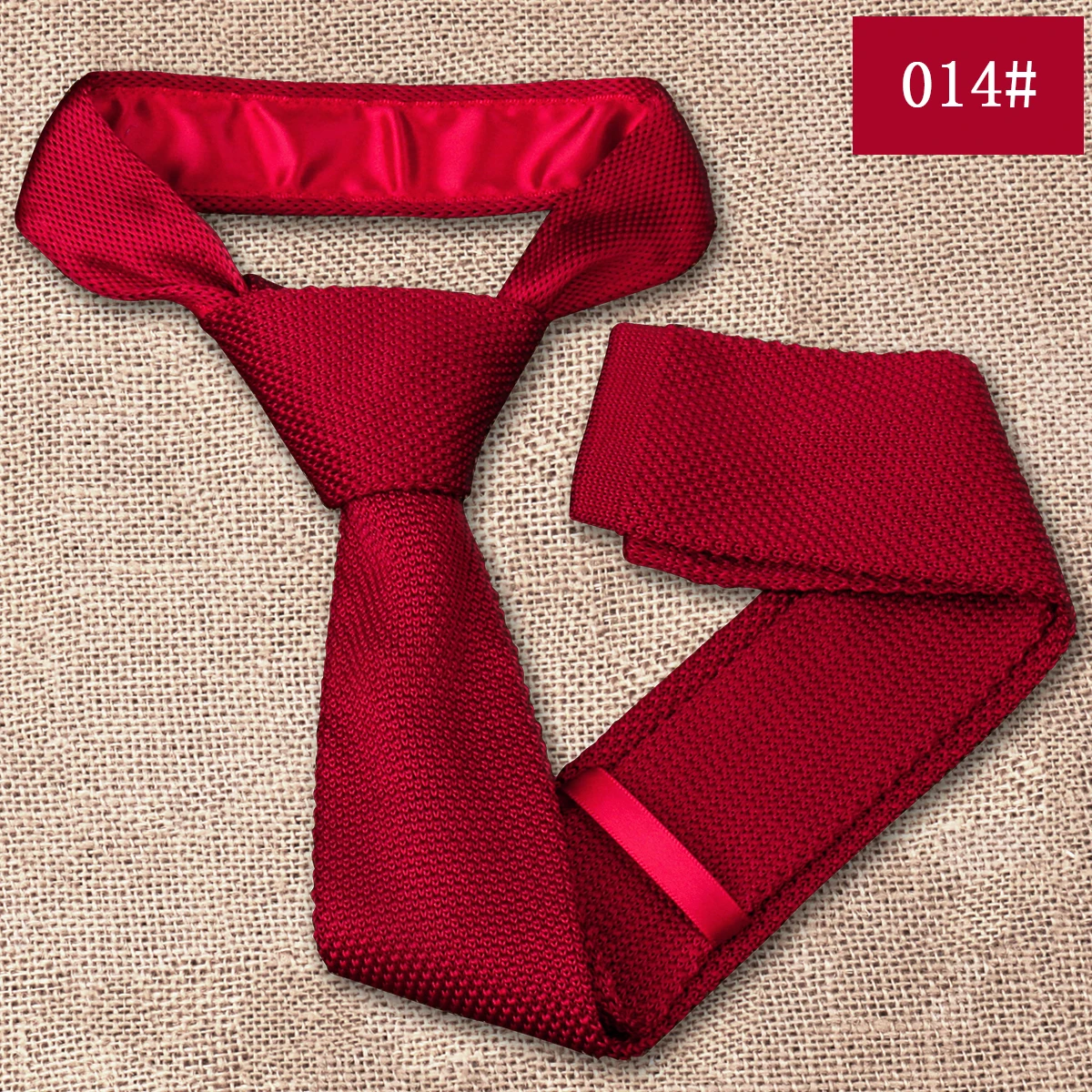 Fashion Men's Solid Colourful Knitted Ties Normal Classic Narrow Slim Neck Tie Woven Plain Cravate Narrow Neckties Gravatas