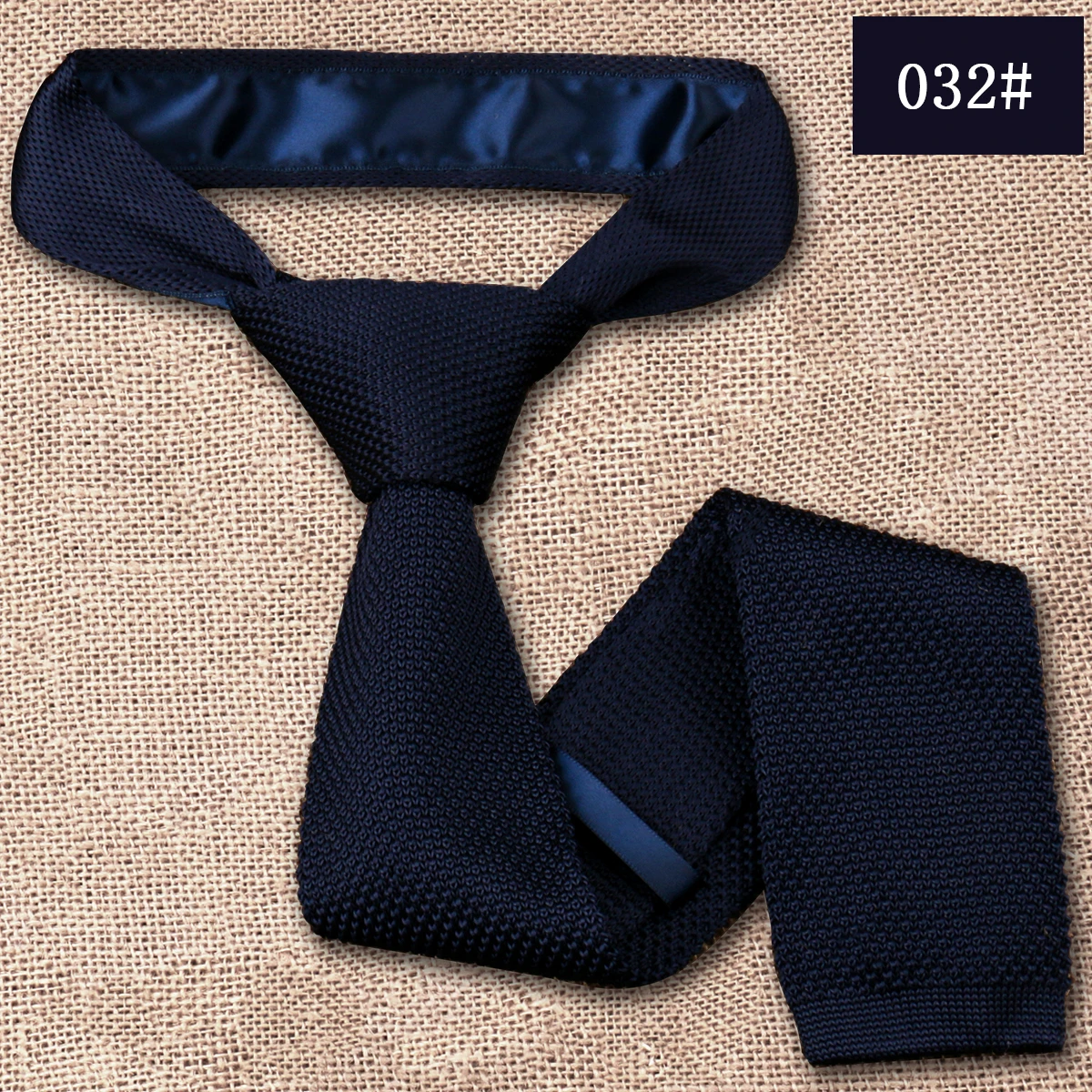 Fashion Men's Solid Colourful Knitted Ties Normal Classic Narrow Slim Neck Tie Woven Plain Cravate Narrow Neckties Gravatas