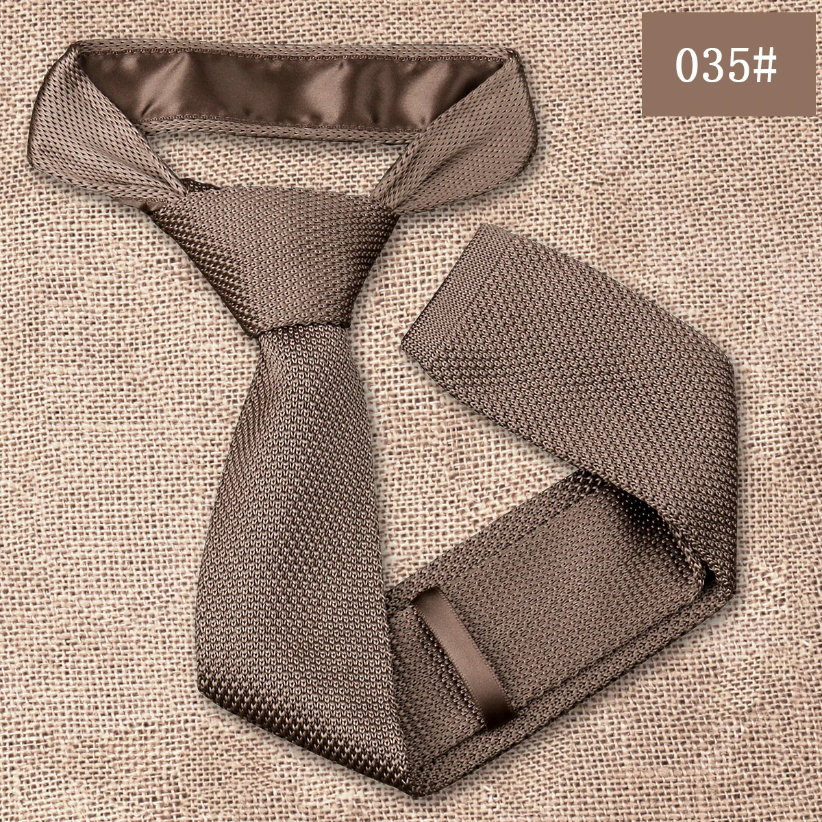Fashion Men's Solid Colourful Knitted Ties Normal Classic Narrow Slim Neck Tie Woven Plain Cravate Narrow Neckties Gravatas