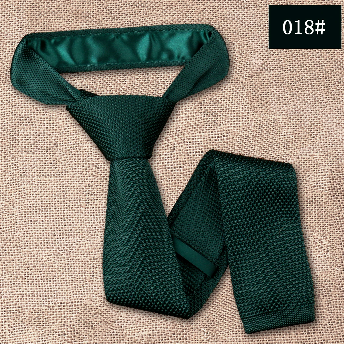 Fashion Men's Solid Colourful Knitted Ties Normal Classic Narrow Slim Neck Tie Woven Plain Cravate Narrow Neckties Gravatas