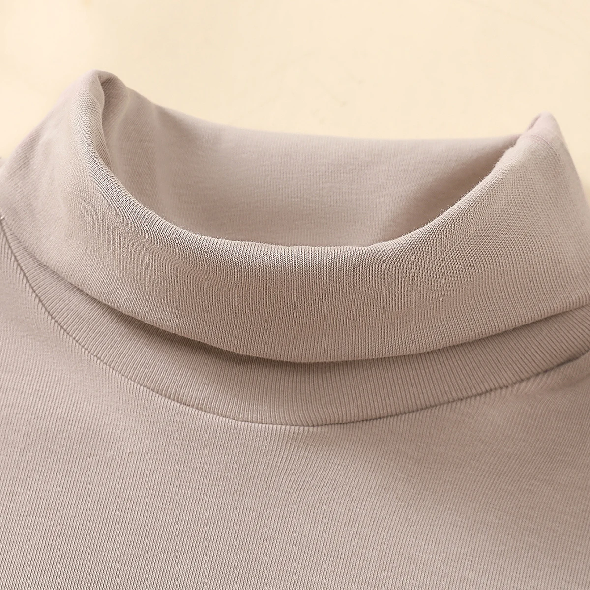 Knitted High Neck Fake Collar Women's Fashionable and Versatile Warm Neck Protection Scarf Elastic Jersey Turtleneck