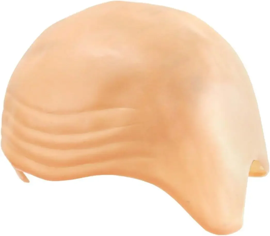 Thick Bald Skin Head Hairless Fake Skull Fancy Dress Costume Cosplay Hat For Men Ladies Halloween Party
