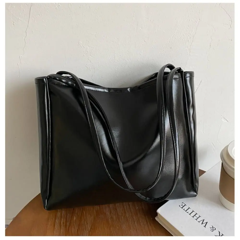 New Trendy Tote Bag Simple Temperament Western Style Large Capacity Shoulder Bag Casual Shopping Bag Luxury Designer Handbag