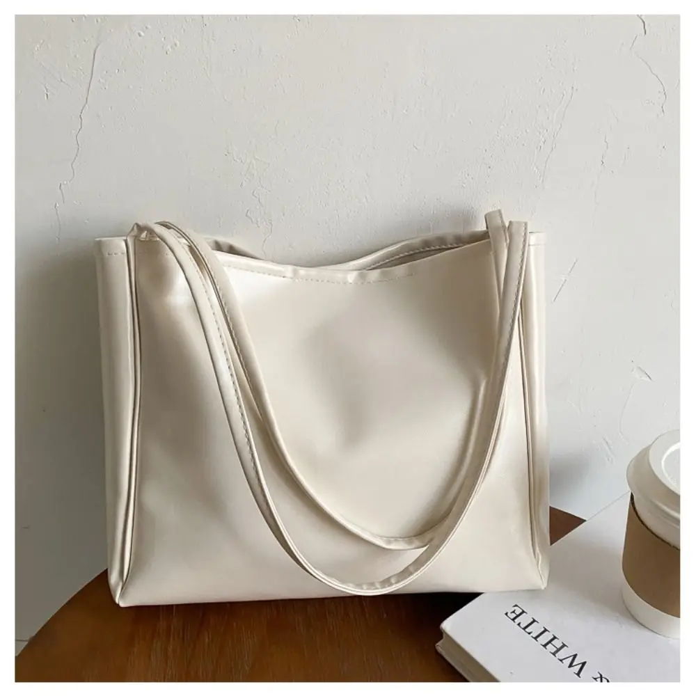 New Trendy Tote Bag Simple Temperament Western Style Large Capacity Shoulder Bag Casual Shopping Bag Luxury Designer Handbag