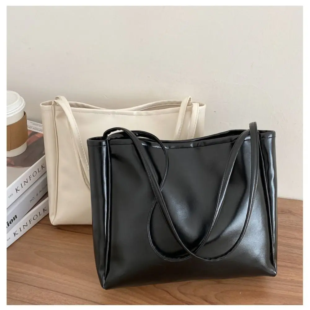 New Trendy Tote Bag Simple Temperament Western Style Large Capacity Shoulder Bag Casual Shopping Bag Luxury Designer Handbag
