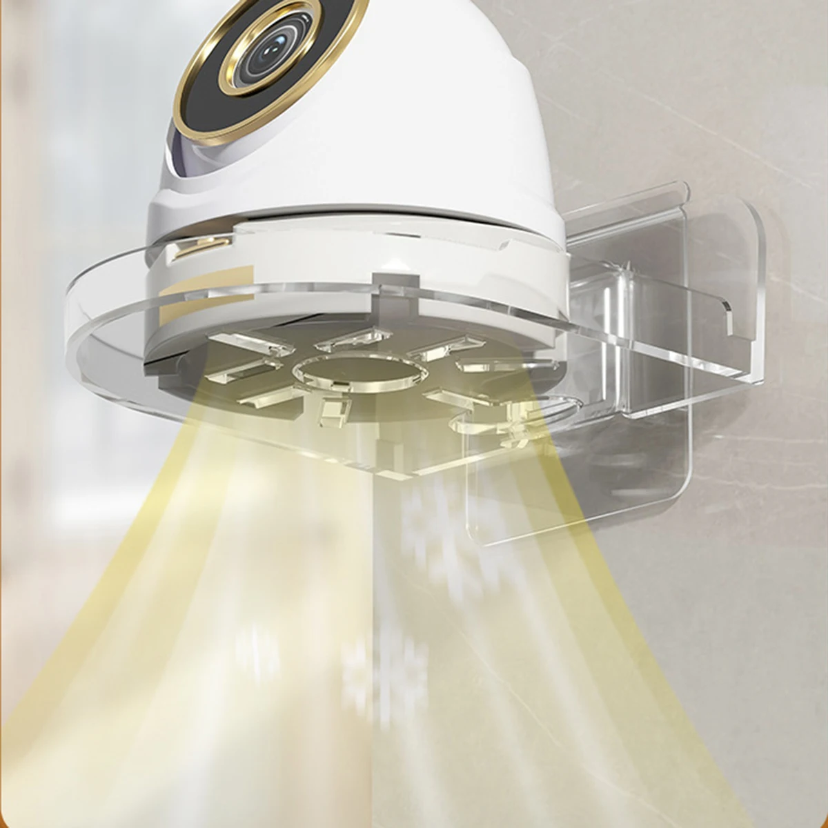 Universal Non-Drilling Wall Mount for CCTV Camera - Durable and Space-Saving Storage Holder