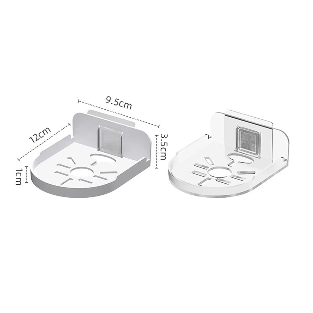 Universal Non-Drilling Wall Mount for CCTV Camera - Durable and Space-Saving Storage Holder