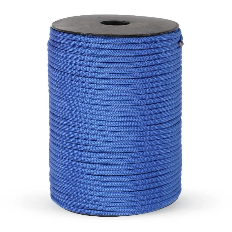 100M/50M 550 Military Standard 9-Core Paracord Rope 4mm Outdoor Parachute Cord Survival Umbrella Tent Lanyard Strap