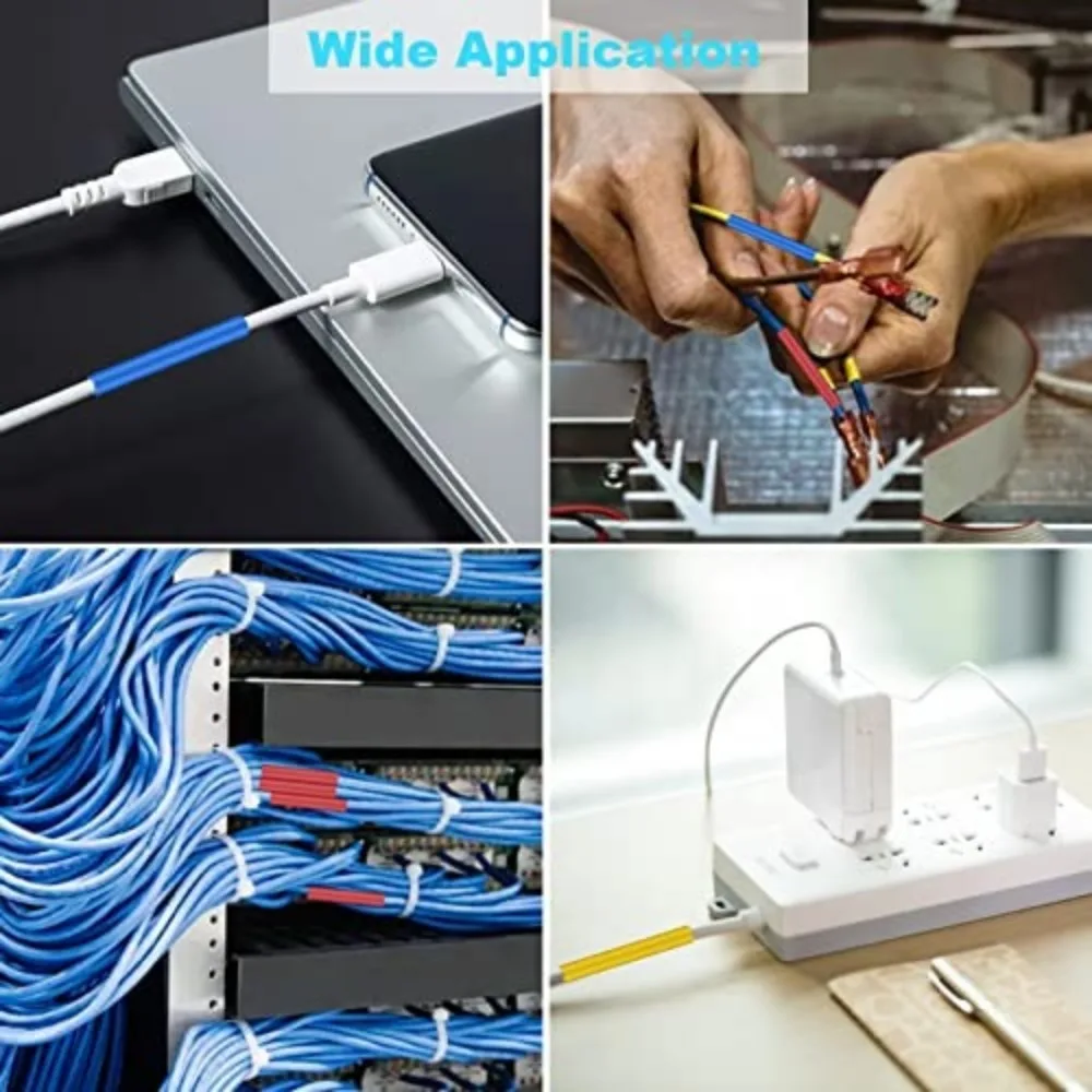 1060/530/127PCS Heat Shrink Tubing Kit 2:1 Shrinkable Wire Shrinking Wrap Wire Connect Cover Cable Repair Protection