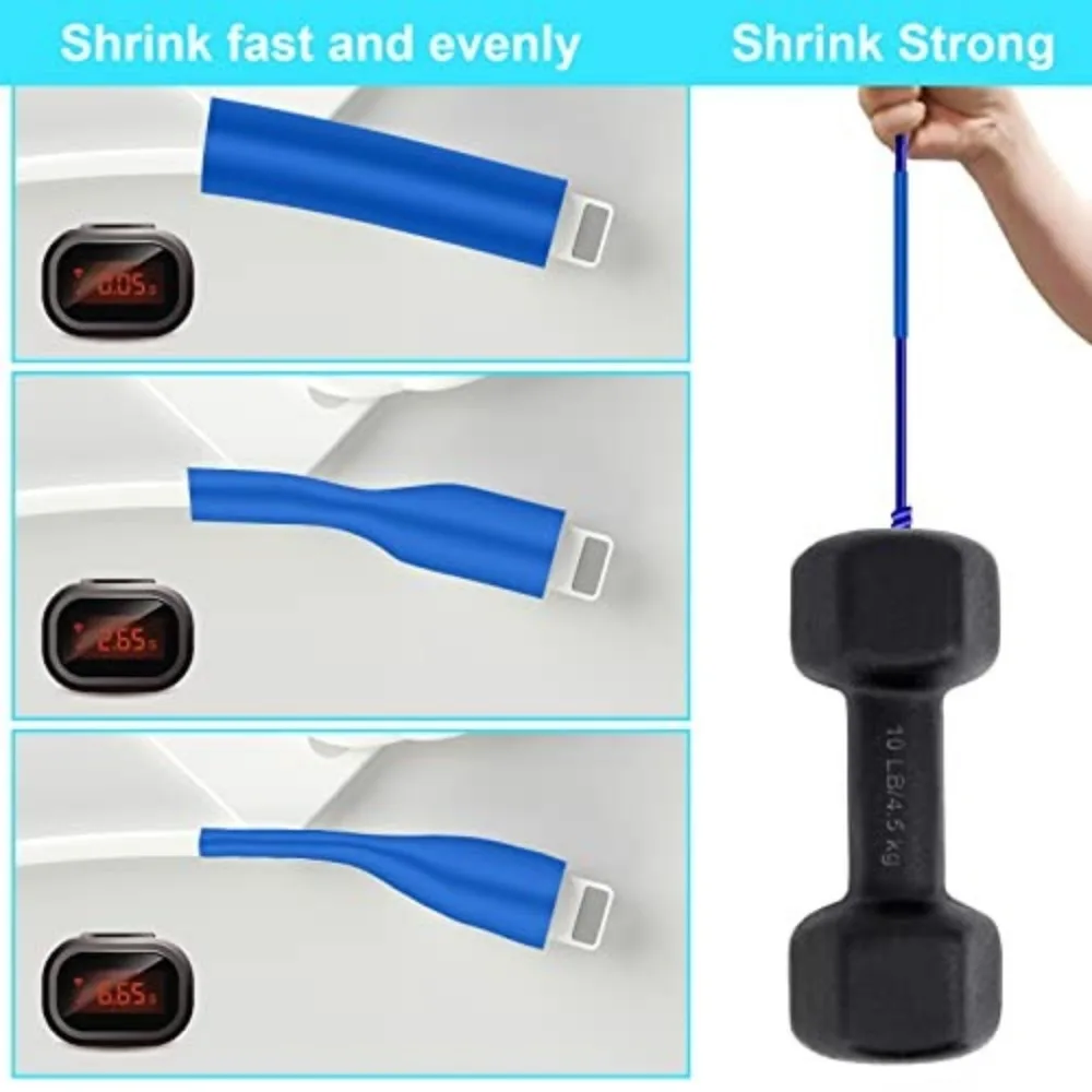 1060/530/127PCS Heat Shrink Tubing Kit 2:1 Shrinkable Wire Shrinking Wrap Wire Connect Cover Cable Repair Protection