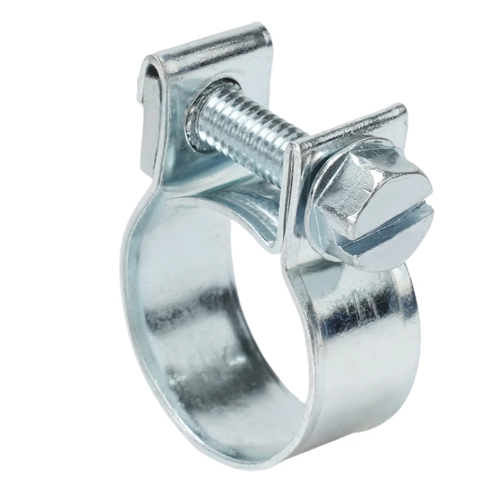 10PCS Hose Clips Fuel Line Jubilee Clamp Diesel Petrol Pipe Coolant Radiator Tube Clamp Carbon Steel Fastener Household Tools