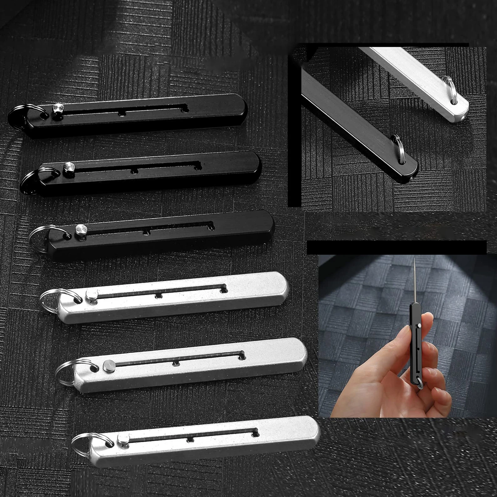 Portable Titanium Toothpicks Pocket Toothpick Metal Toothpick Holder Outdoor Picnic Camping Convenient High Quality Toothpick
