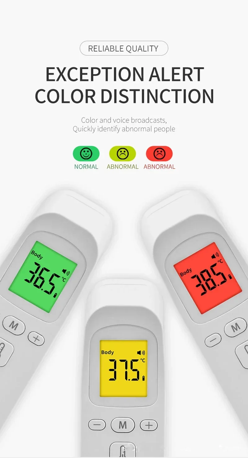 Medical Digital Infrared Thermometer Quick Temperature Measurement Medical Handheld Body Forehead Non-contact Thermometer