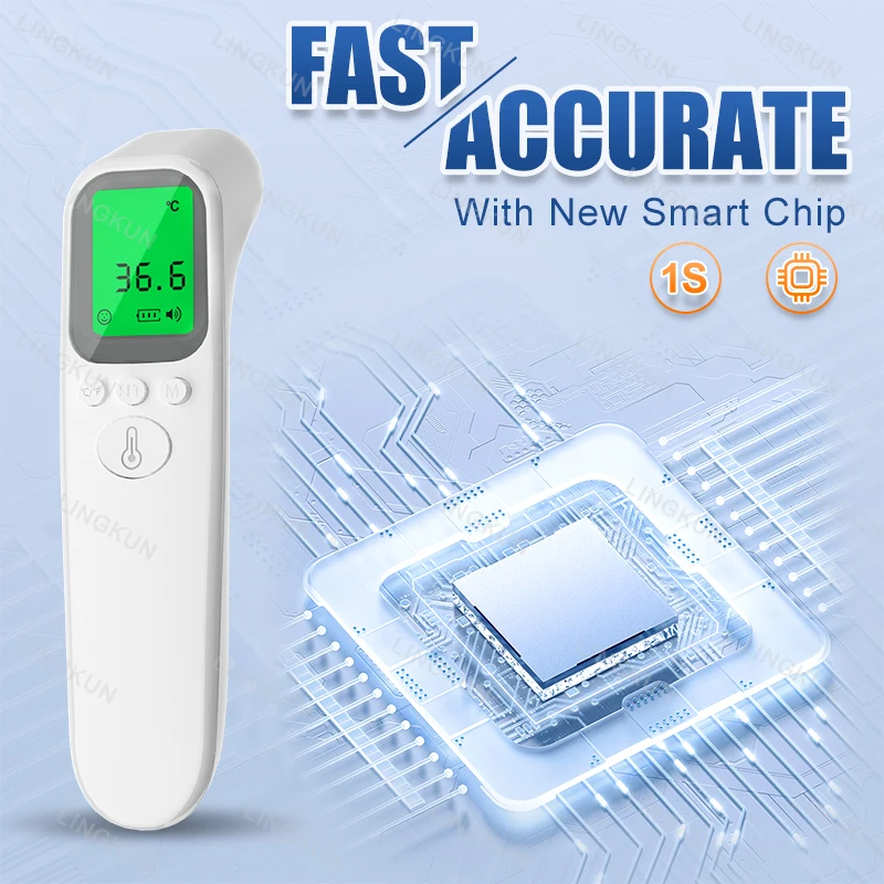 Medical Digital Infrared Thermometer Quick Temperature Measurement Medical Handheld Body Forehead Non-contact Thermometer