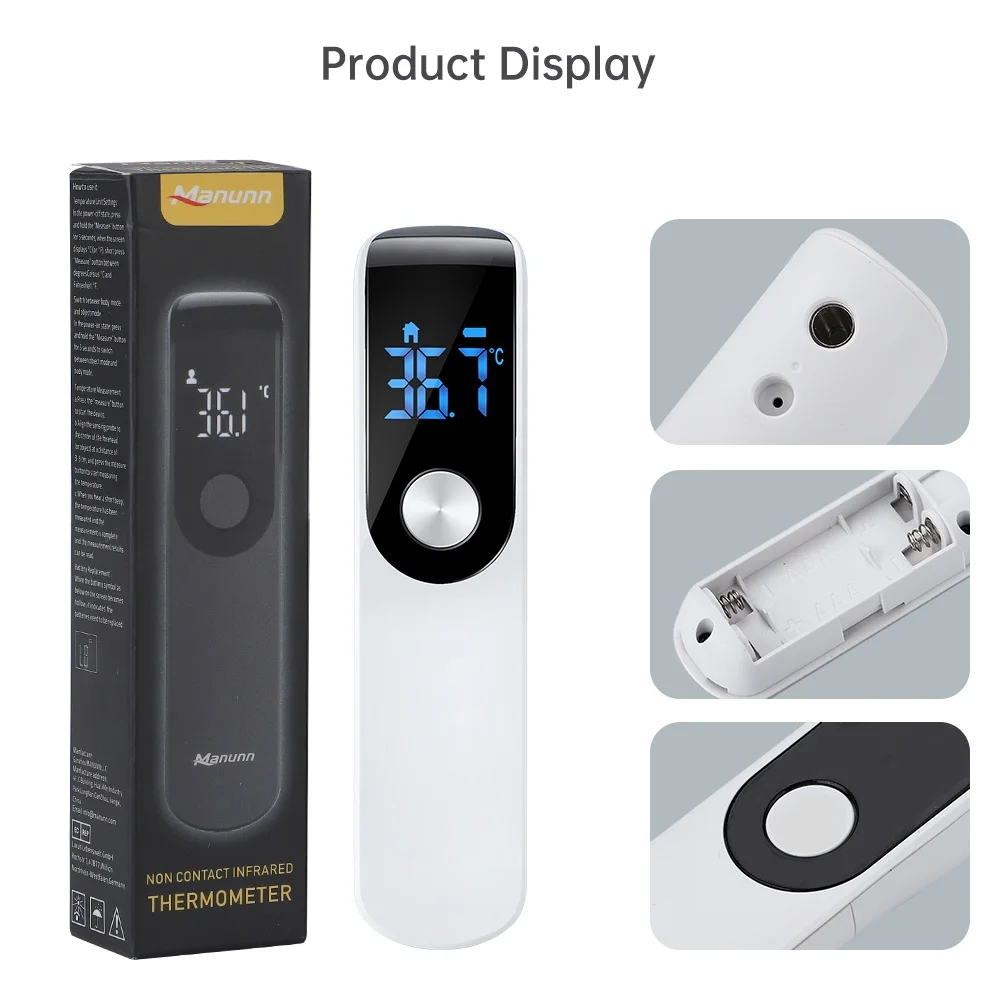 Medical Digital Infrared Thermometer Quick Temperature Measurement Medical Handheld Body Forehead Non-contact Thermometer