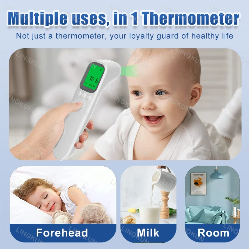 Medical Digital Infrared Thermometer Quick Temperature Measurement Medical Handheld Body Forehead Non-contact Thermometer