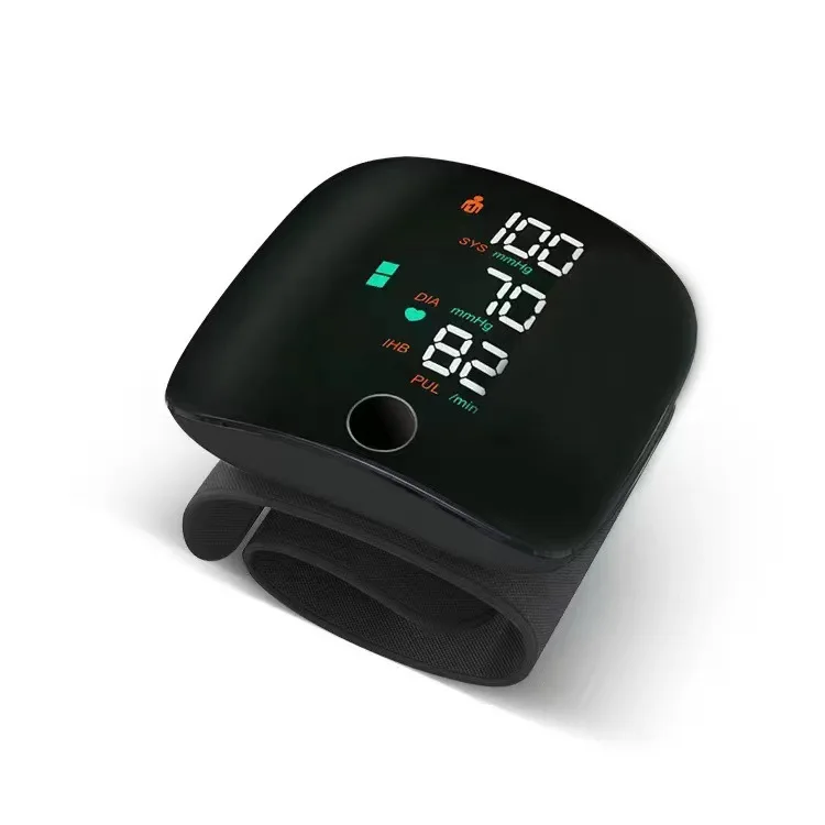 Rechargeable Wrist Blood Pressure Monitor Medical English Voice Digitlal Tensiometro Health Sphygmomanometer Tonometer