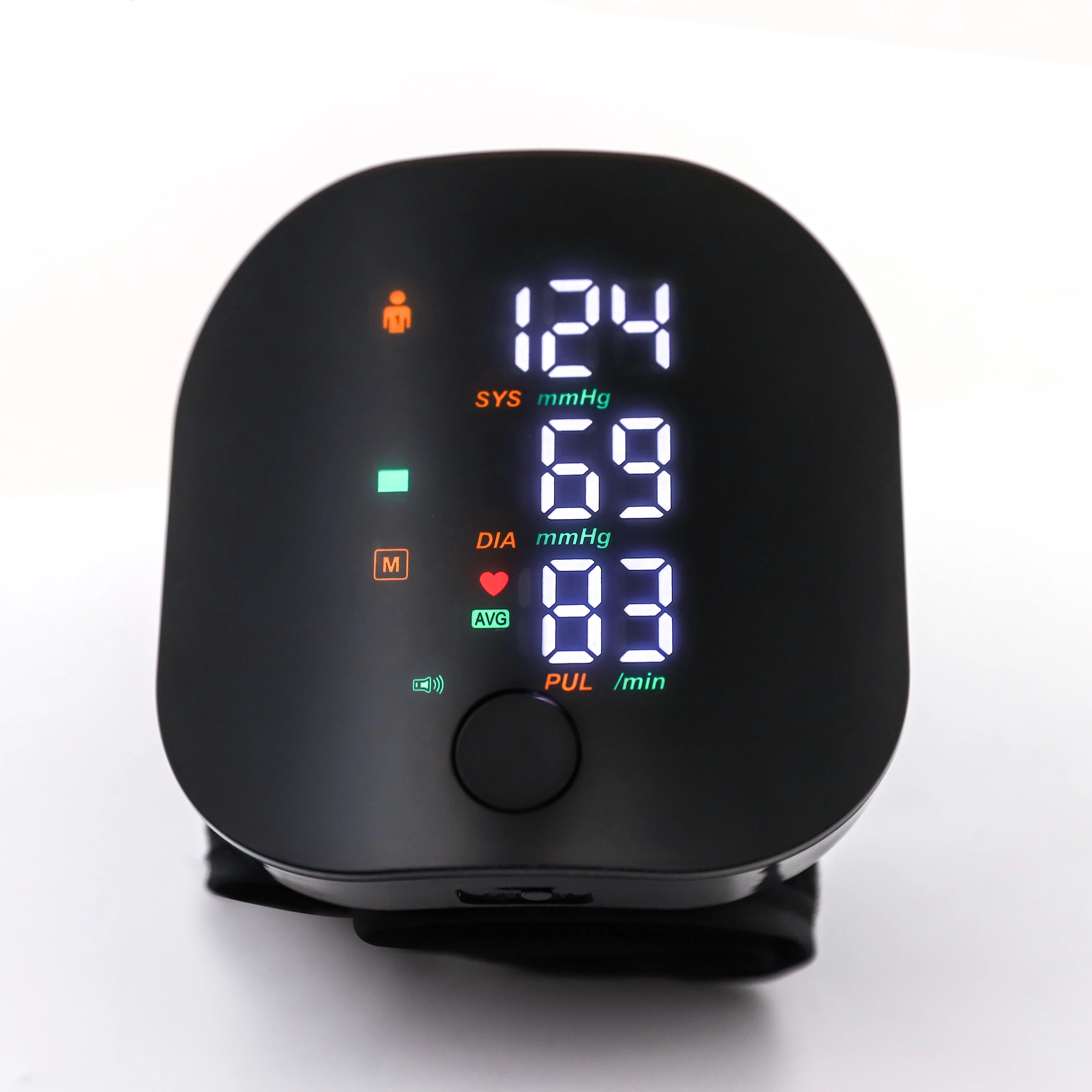 Rechargeable Wrist Blood Pressure Monitor Medical English Voice Digitlal Tensiometro Health Sphygmomanometer Tonometer