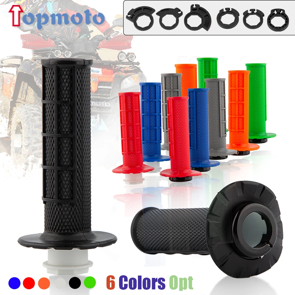 22mm MX Gel Rubber HandleBar Grip For CR CRF XR YZ WR TTR KX KLX RMZ RMX RM TC TE FC FE ATV Enduro Motocross Dirt Pit Bike