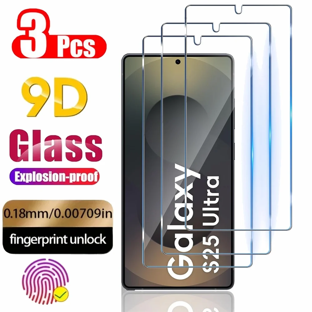 2/4PCS Cristal Templado For Samsung Galaxy A56 A55 A54 A53 Tempered Glass For Samsung A18 A17 A27 A37 A57 A36 A26 A16 Screen Protector Samsung S26 S25 S24 Ultra Phone Protective Film