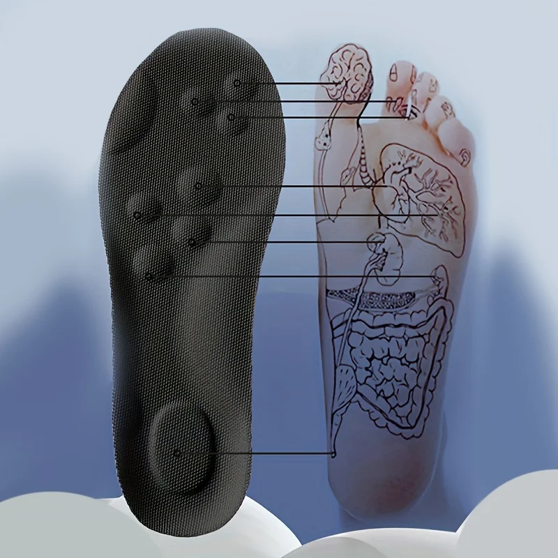 1Pair/2Pairs/4Pairs High Elasticity Latex Sport Insoles Soft Shoe Pads Arch Support Orthotic Insoles Breathable Deodorant Insole