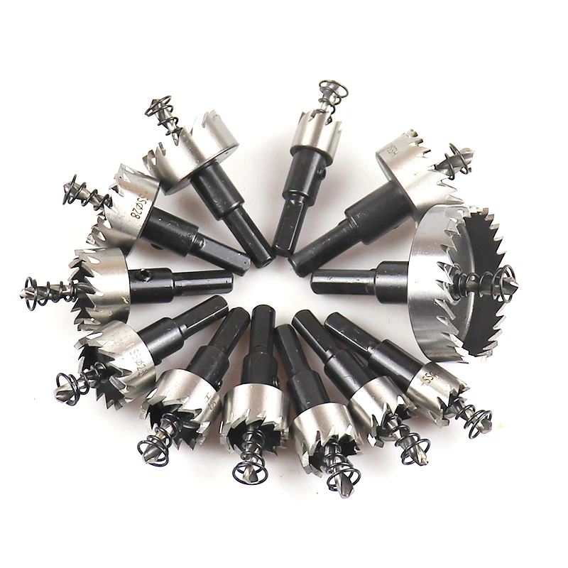HSS Hole Saw 16-100mm Cobalt High Speed Steel M35 Stainless Steel Tool Set For Metal Stainless Steel Drilling Metalworking