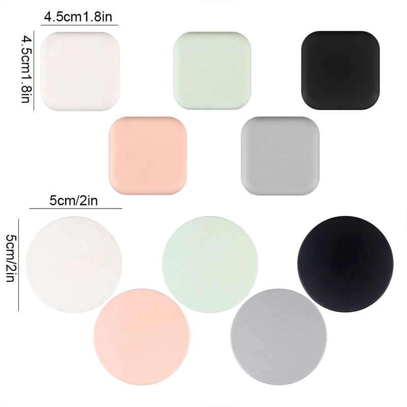 Door Stop Nordic Safety Supplies Silicone Self-adhesive Door Stopper Wall Protection Buffer Protective Plug Home