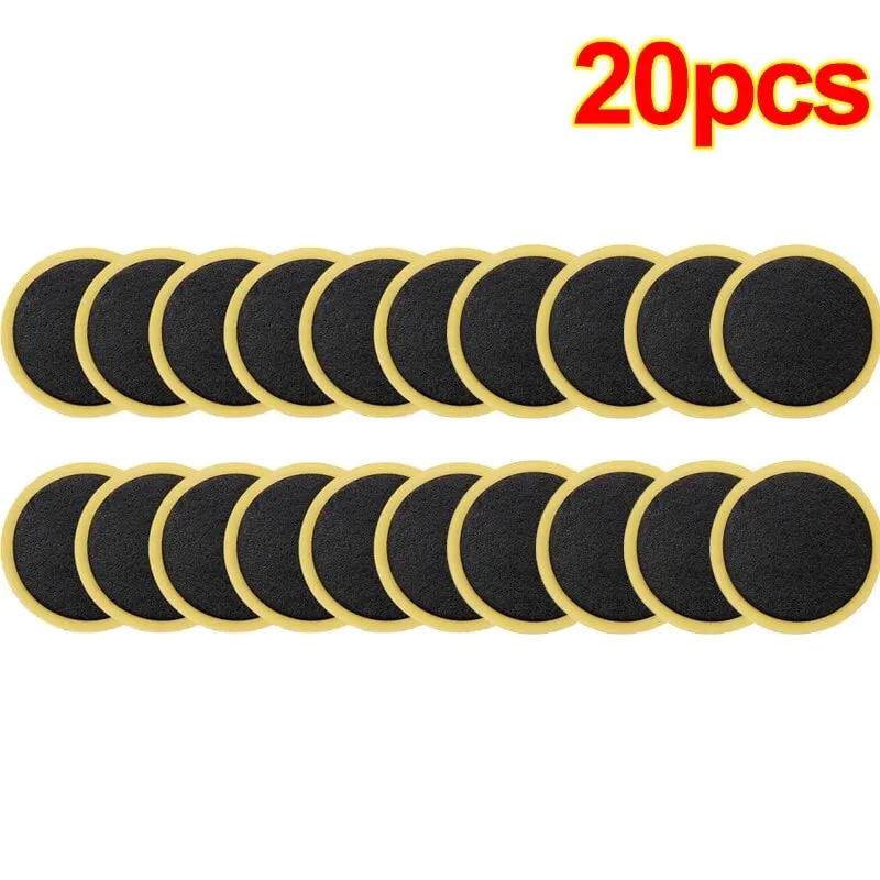 30/20/10PCS Bicycle Glue-free Tire Patches Tool Quick Repairing Tyre Protection Patch Adhesive Quick Drying Bike Accessories
