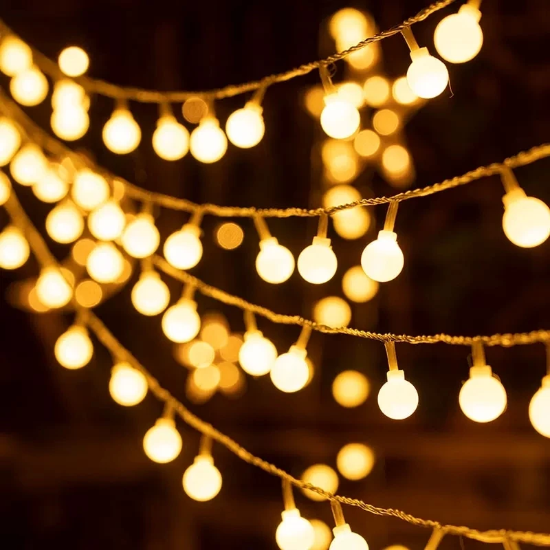 10M USB/Battery Power Ball LED String Lights Garland Lights Outdoor Lamp Wedding Garden Fairy Lights Christmas Decoration