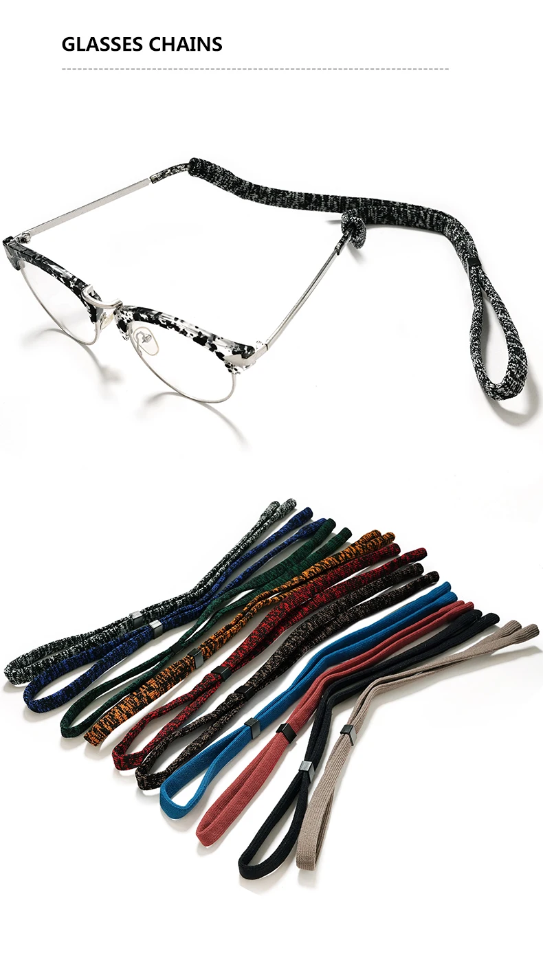 Non-Slip Sunglasses Rope Unisex Outdoors Sports Glasses Cord Women Men Eyeglasses Eyewear Cord Elastic Polyester Neck Strap